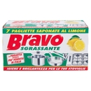 Bravo Sgrassante 7 Pagliette Saponate al Limone per stoviglie
